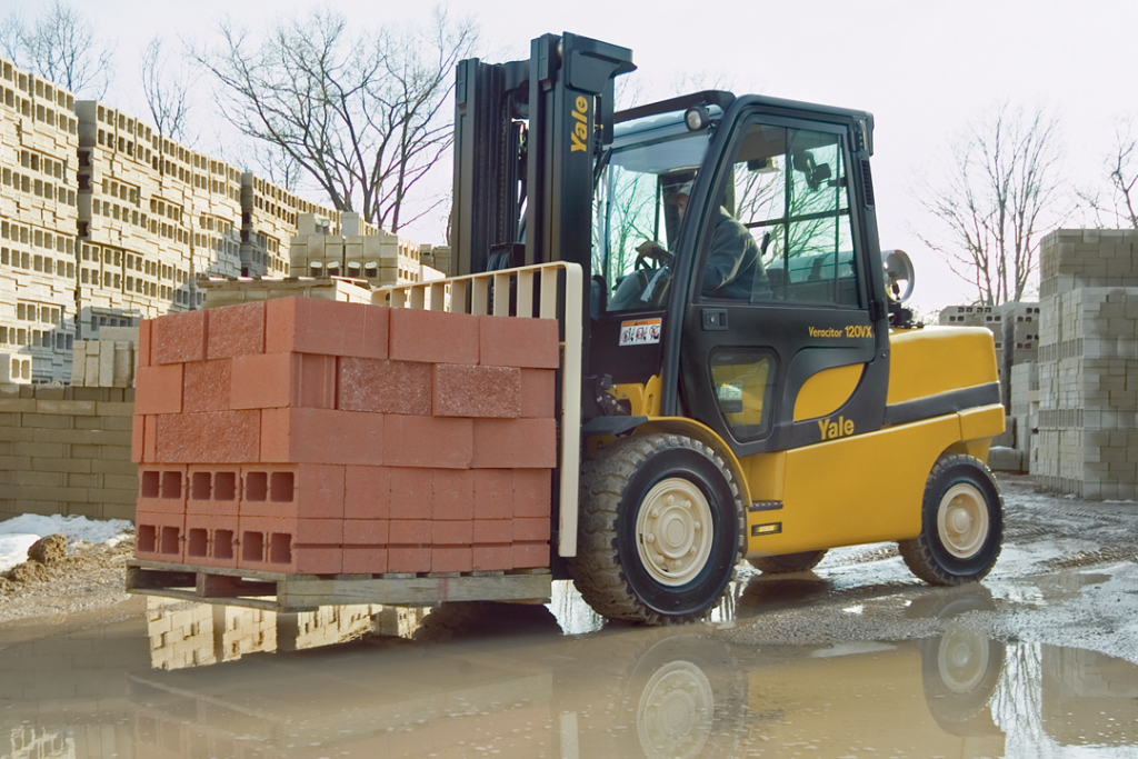 wet forklift safety